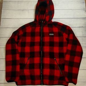 Polo Ralph Lauren Red Buffalo Plaid Fleece Hoodie